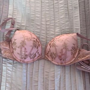 Rose gold bra